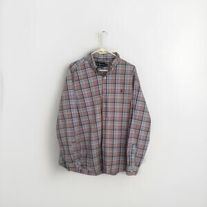Ralph Lauren Men's Classic Fit Button-up - XL - Blue Plaid